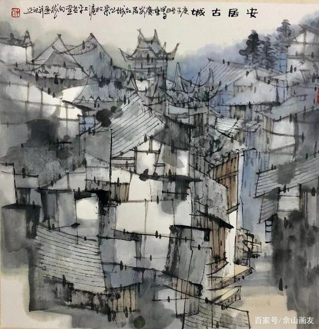 著名畫(huà)家沈向然，“每日一歌”中國(guó)畫(huà)作品欣賞